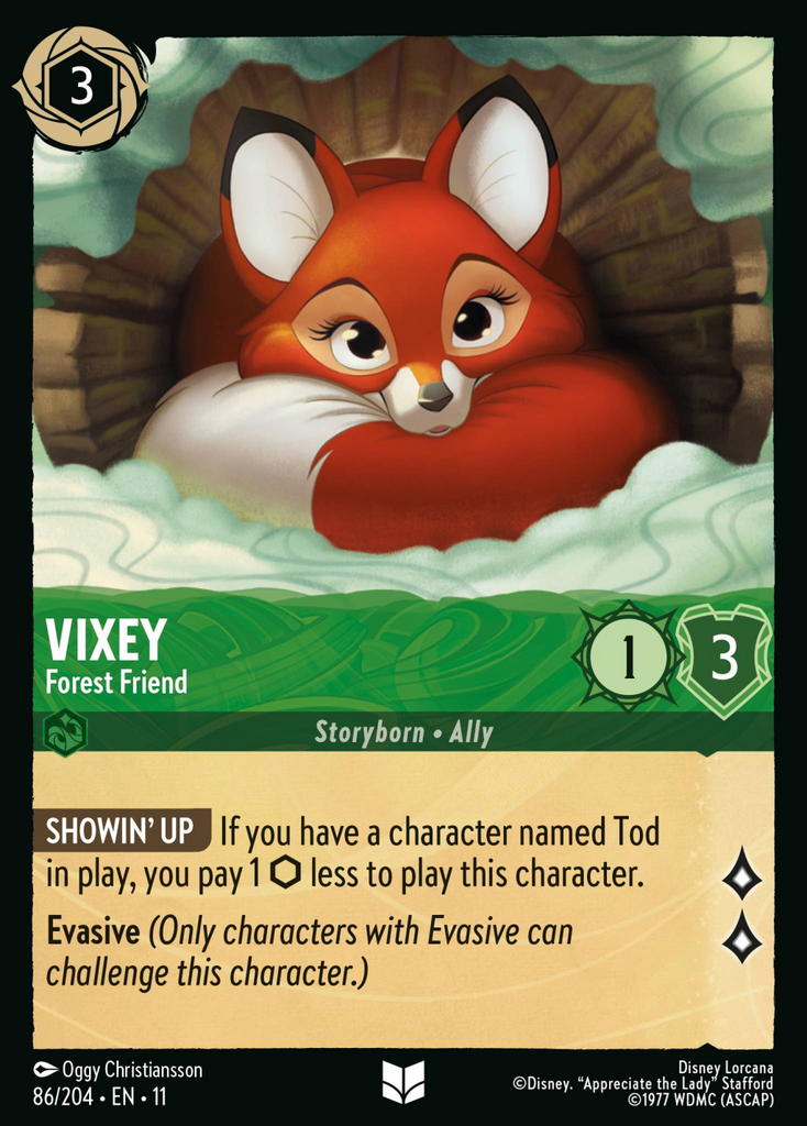 11WSP-086, UC, Vixey - Forest Friend