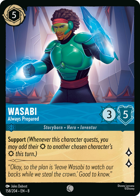 8ROF-158, C, Wasabi - Always Prepared (Foil)