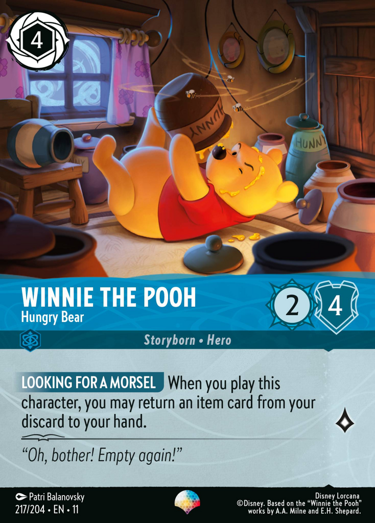 11WSP-217, EPIC, Winnie the Pooh - Hungry Bear