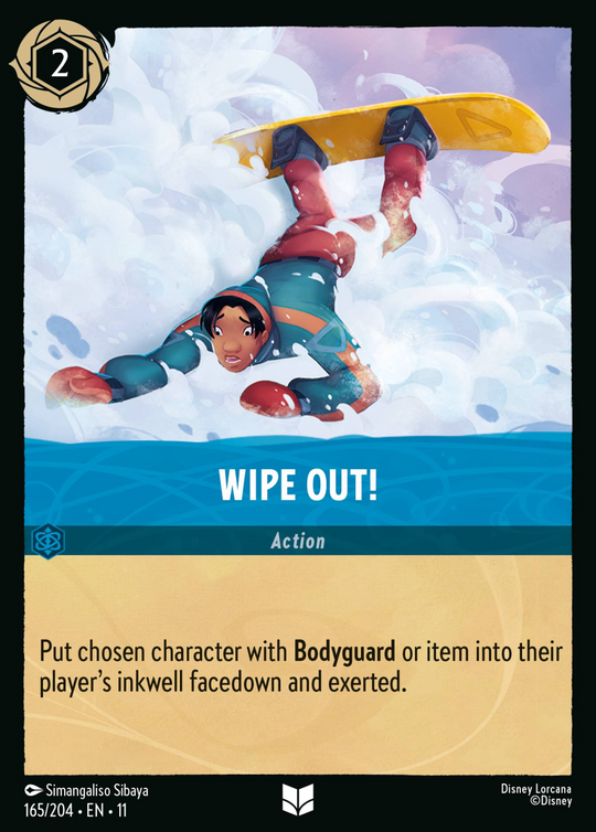11WSP-165, UC, Wipe Out! (Foil)