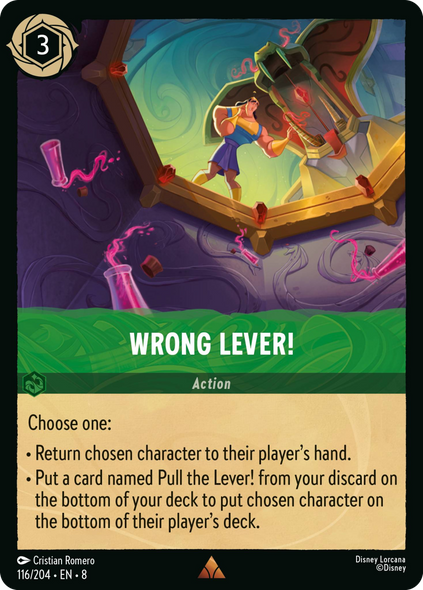 8ROF-116, R, Wrong Lever! (Foil)