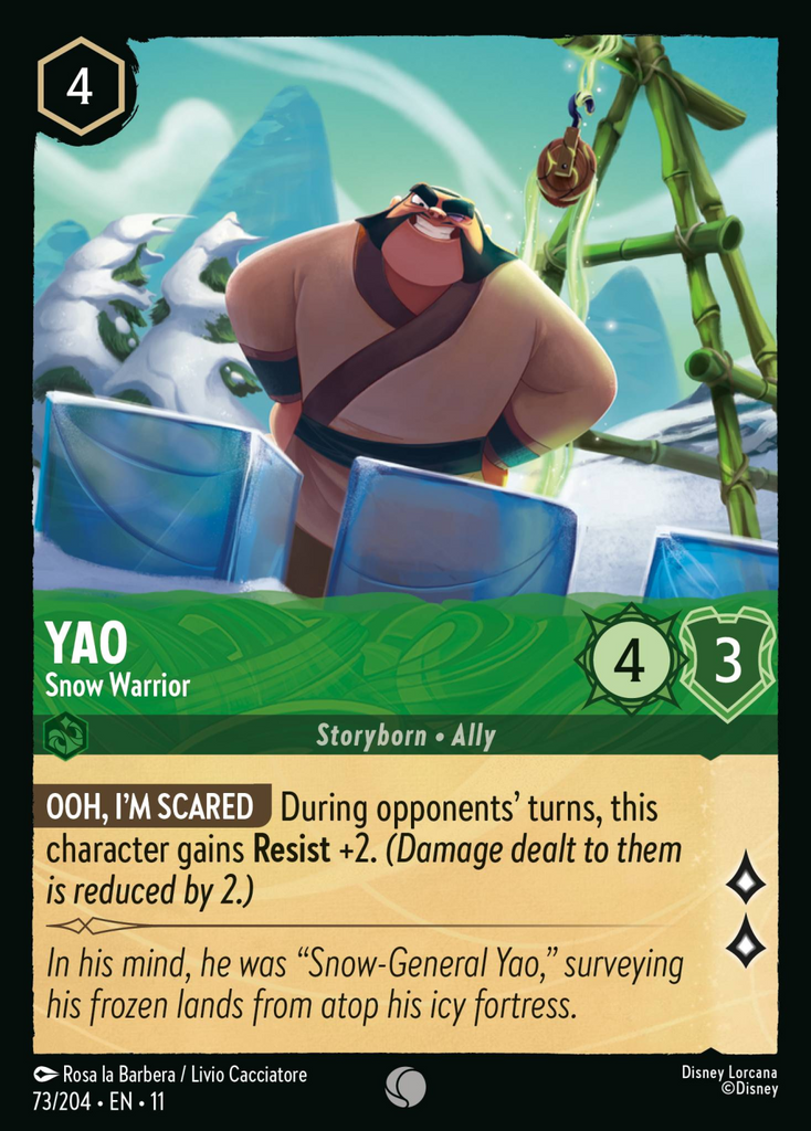 11WSP-073, C, Yao - Snow Warrior