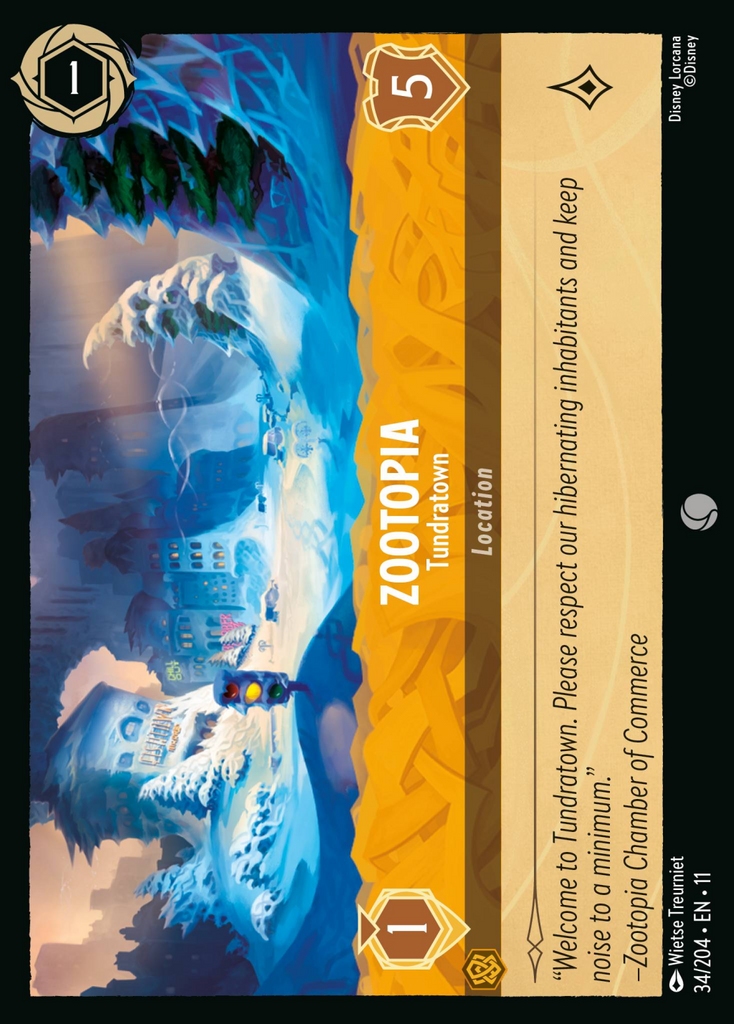 11WSP-034, C, Zootopia - Tundratown (Foil)