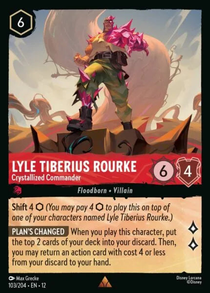 12WIL-103, R, Lyle Tiberius Rourke - Crystallized Commander (Foil)