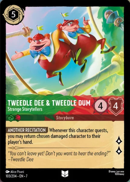 7ARC-103, UC, Tweedle Dee & Tweedle Dum - Strange Storytellers