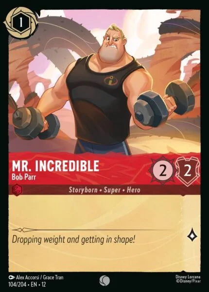12WIL-104, C, Mr. Incredible - Bob Parr (Foil)