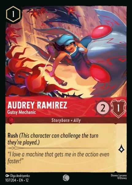 12WIL-107, C, Audrey Ramirez - Gutsy Mechanic