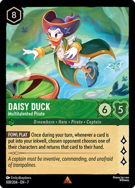 7ARC-108, R, Daisy Duck - Multitalented Pirate