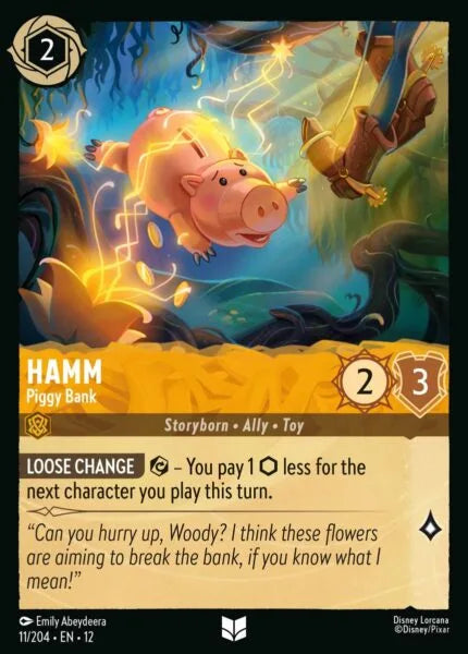 12WIL-011, UC, Hamm - Piggy Bank (Foil)