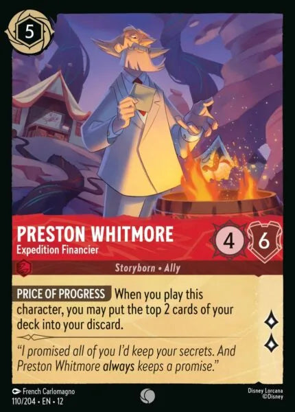 12WIL-110, C, Preston Whitmore - Expedition Financier (Foil)