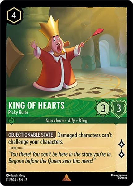 7ARC-111, R, King of Hearts - Picky Ruler