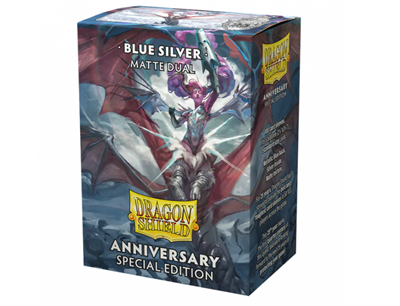 Dragon Shield - Dual Matte - Blue/Silver 25th Special Edition