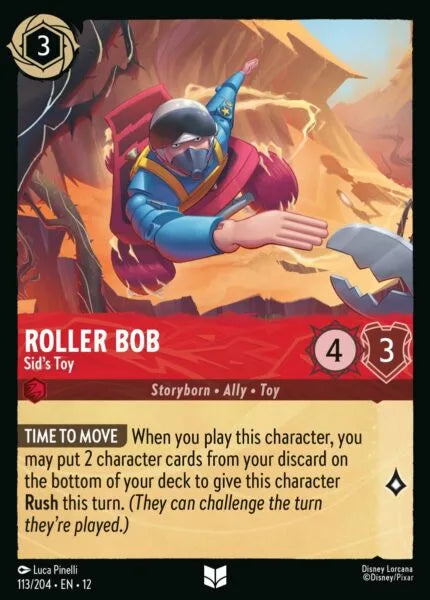 12WIL-113, UC, Roller Bob - Sid's Toy