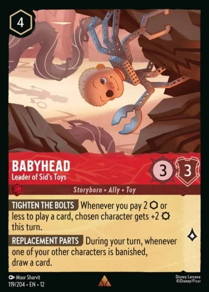 12WIL-119, R, Babyhead - Leader of Sid's Toys