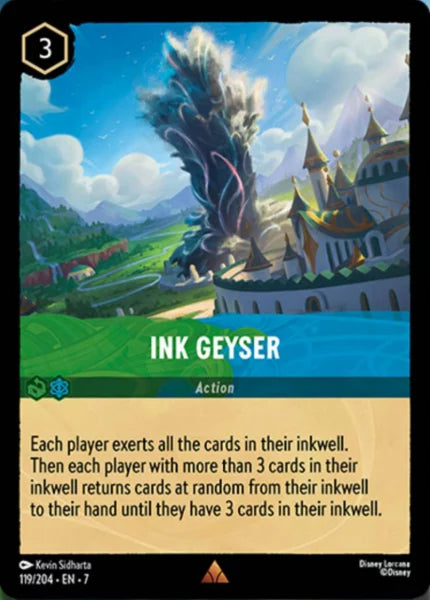 7ARC-119, R, Ink Geyser (Foil)