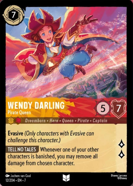 7ARC-012, UC, Wendy Darling - Pirate Queen (Foil)