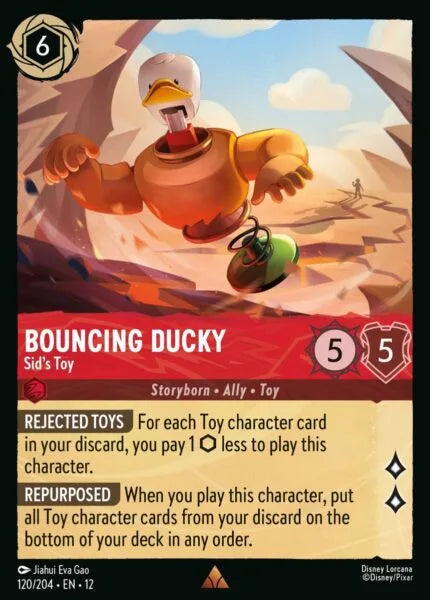 12WIL-120, R, Bouncing Ducky - Sid's Toy (Foil)