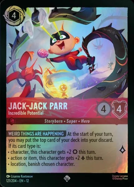 12WIL-121, SR, Jack-Jack Parr - Incredible Potential (Foil)