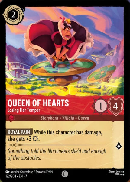 7ARC-122, C, Queen of Hearts - Losing Her Temper