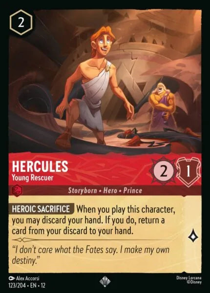 12WIL-123, SR, Hercules - Young Rescuer (Foil)
