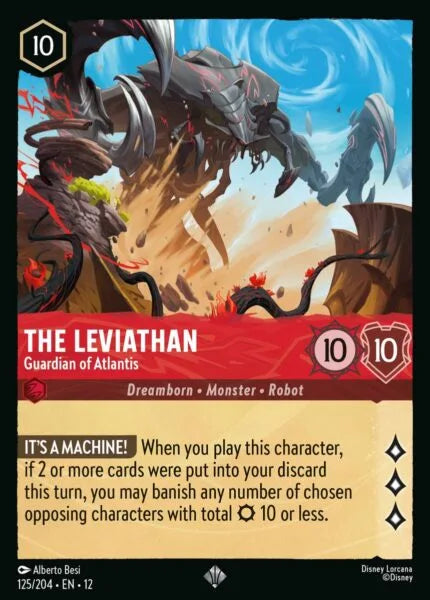 12WIL-125, SR, The Leviathan - Guardian of Atlantis (Foil)