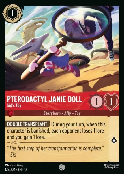12WIL-128, C, Pterodactyl Janie Doll - Sid's Toy