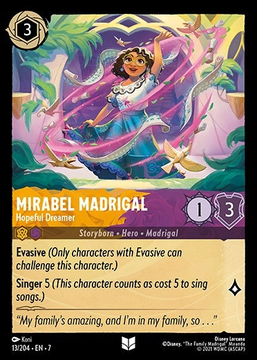 7ARC-013, UC, Mirabel Madrigal - Hopeful Dreamer (Foil)
