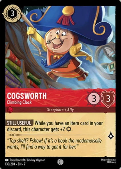 7ARC-130, C, Cogsworth - Climbing Clock (Foil)