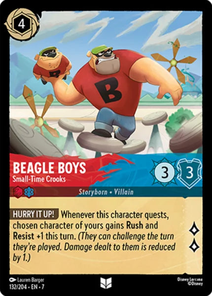 7ARC-132, UC, Beagle Boys - Small-Time Crooks (Foil)