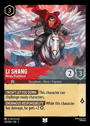 7ARC-133, UC, Li Shang - Newly Promoted (Foil)