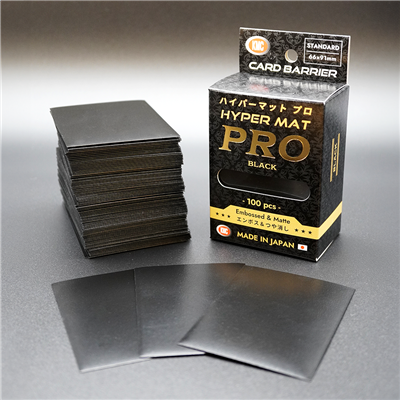 KMC - Standard Sleeves - Hyper Mat Pro Black(100 Sleeves)