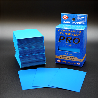 KMC - Standard Sleeves - Hyper Mat Pro Blue(100 Sleeves)