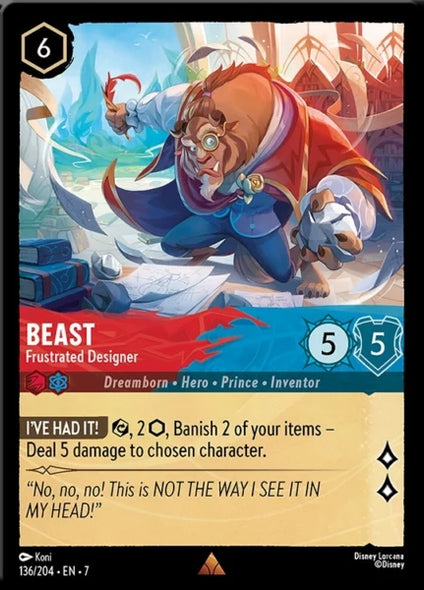 7ARC-136, R, Beast - Frustrated Designer (Foil)