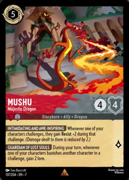 7ARC-137, R, Mushu - Majestic Dragon (Foil)