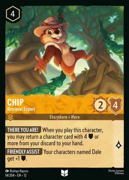 12WIL-014, UC, Chip - Retrieval Expert (Foil)
