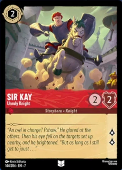 7ARC-144, UC, Sir Kay - Unruly Knight