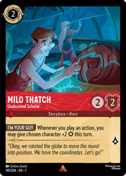 7ARC-145, R, Milo Thatch - Undaunted Scholar (Foil)