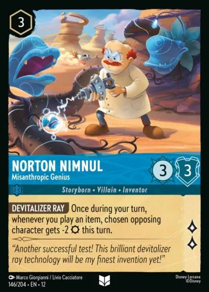 12WIL-146, UC, Norton Nimnul - Misanthropic Genius (Foil)