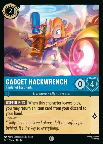 12WIL-147, C, Gadget Hackwrench - Finder of Lost Parts (Foil)