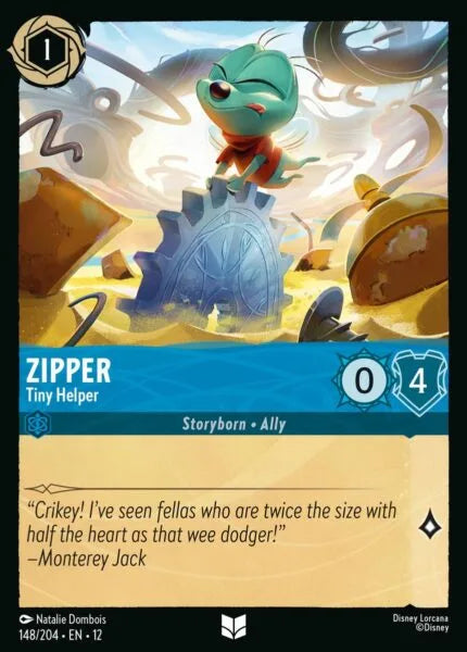 12WIL-148, UC, Zipper - Tiny Helper