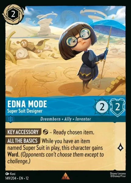 12WIL-149, R, Edna Mode - Super Suit Designer (Foil)