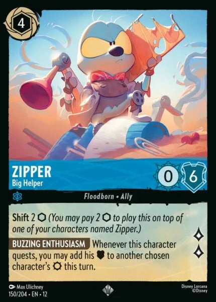 12WIL-150, SR, Zipper - Big Helper (Foil)