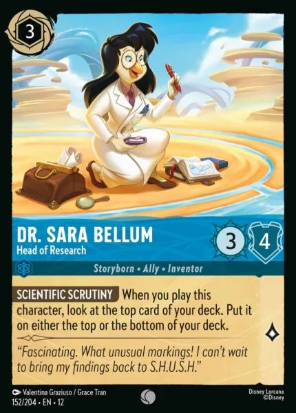 12WIL-152, C, Dr. Sara Bellum - Head of Research (Foil)