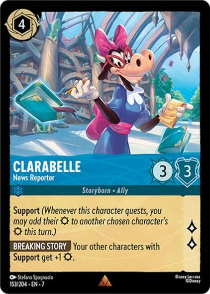 7ARC-153, R, Clarabelle - News Reporter (Foil)