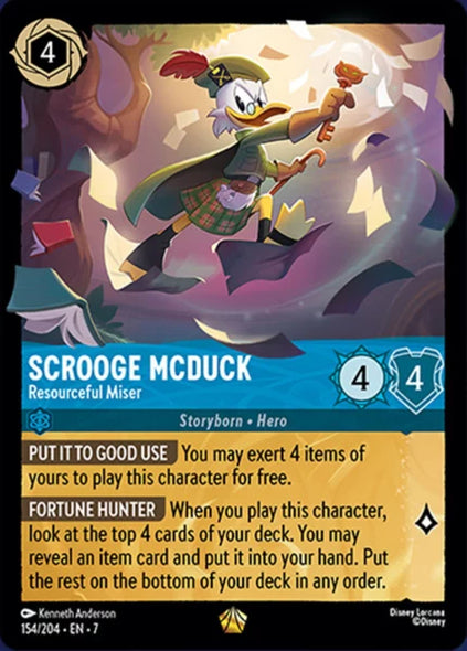 7ARC-154, L, Scrooge McDuck - Resourceful Miser (Foil)