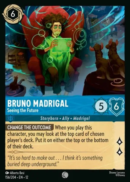 12WIL-156, C, Bruno Madrigal - Seeing the Future