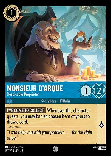 7ARC-157, C, Monsieur D'Arque - Despicable Proprietor (Foil)