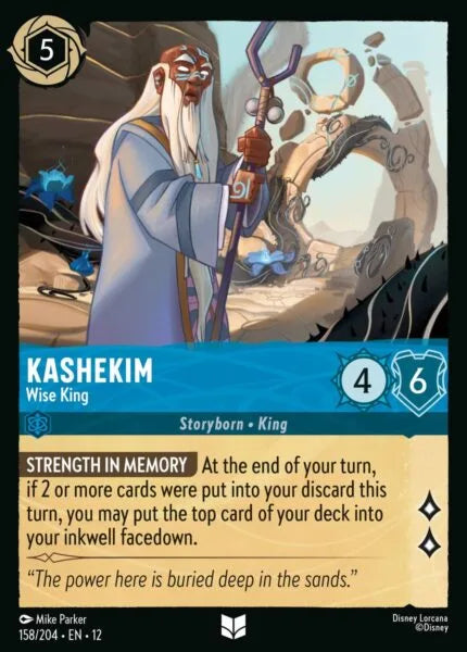 12WIL-158, UC, Kashekim - Wise King (Foil)