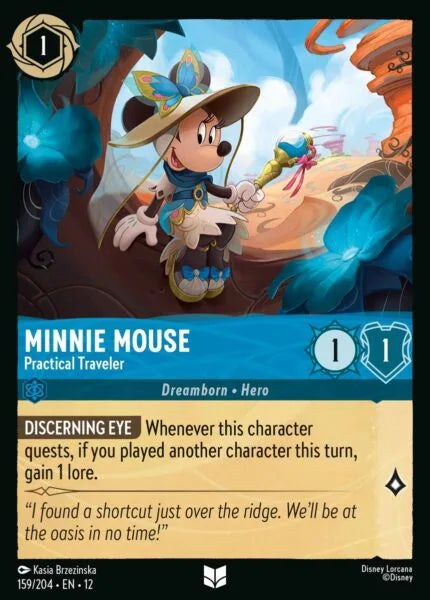 12WIL-159, UC, Minnie Mouse - Practical Traveler