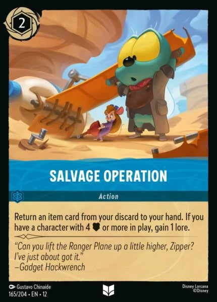 12WIL-165, UC, Salvage Operation